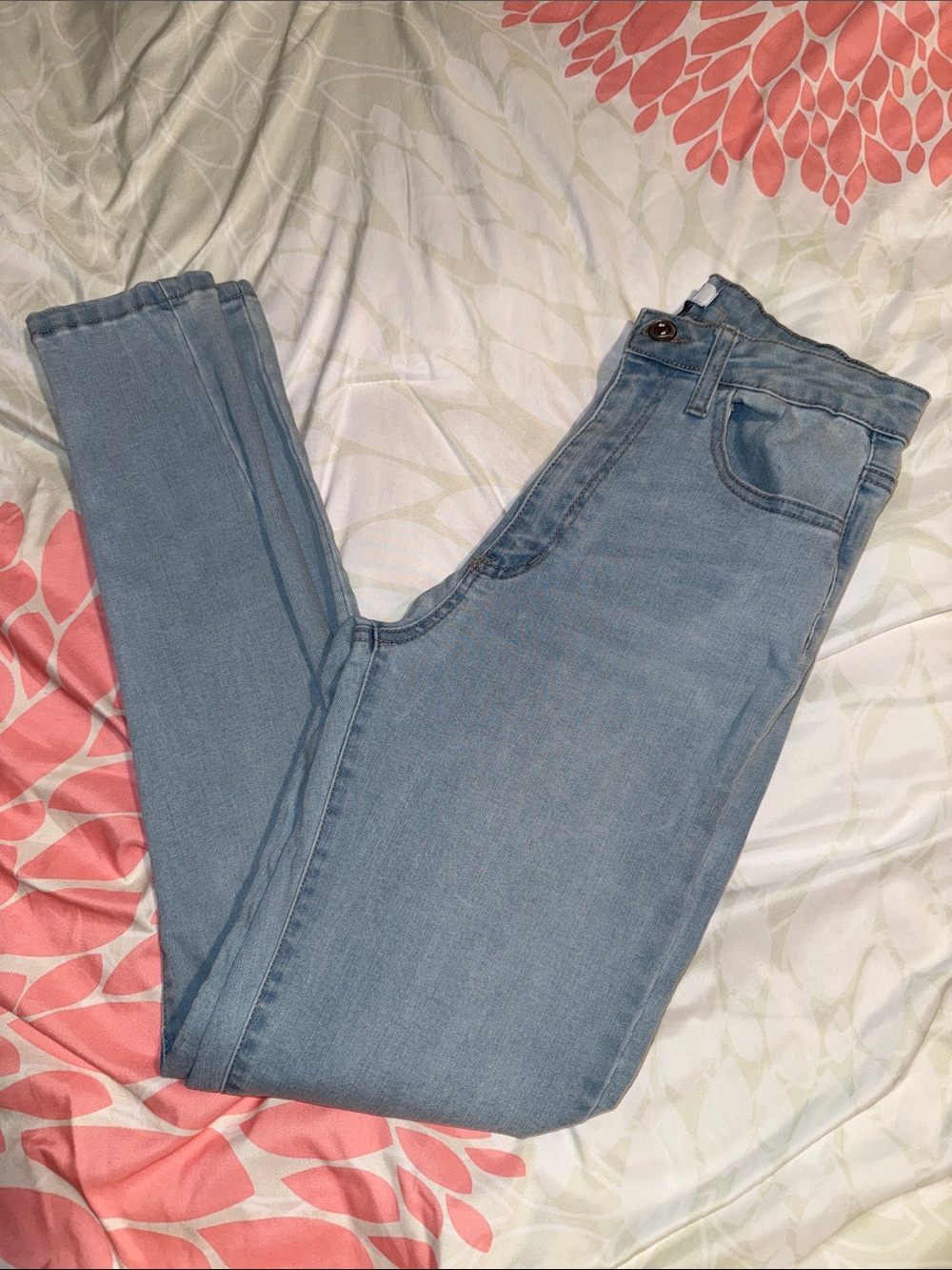 Light Blue High-Waist Women’s Jeans